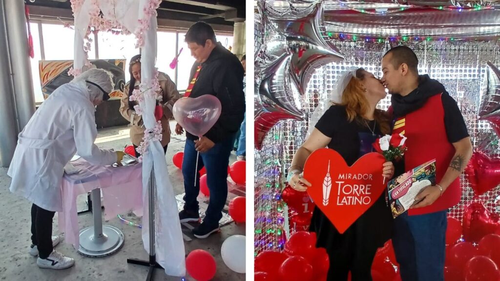 Torre Latino celebra bodas con temática de película este Día de San Valentín