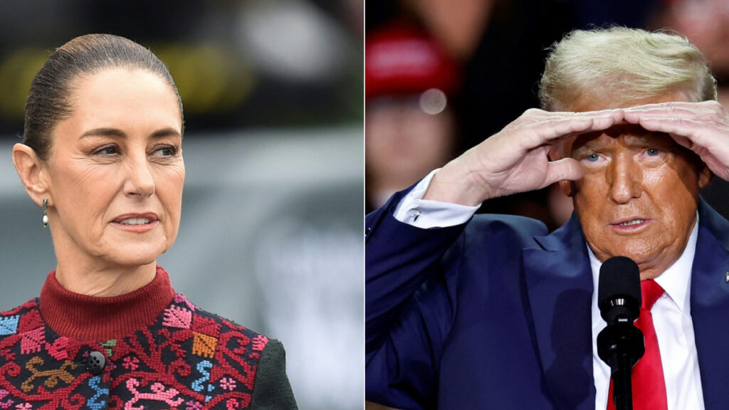 Claudia Sheinbaum y Donald Trump