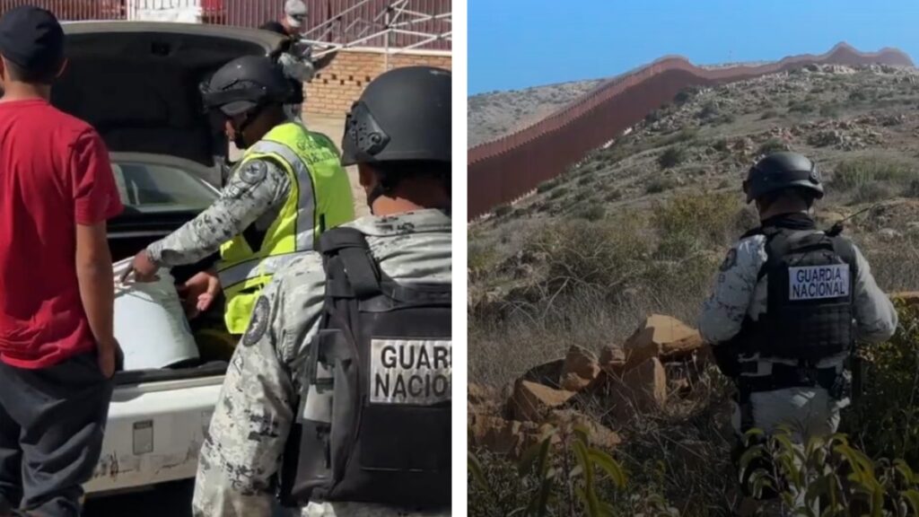 Guardia Nacional refuerza vigilancia en la frontera norte con operativos para frenar tráfico de migrantes y drogas.