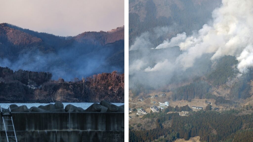Al menos una persona ha muerto por un incendio forestal en Ofunato, Japón, al noreste del país, que ya afecta más de mil 1200 hectáreas.