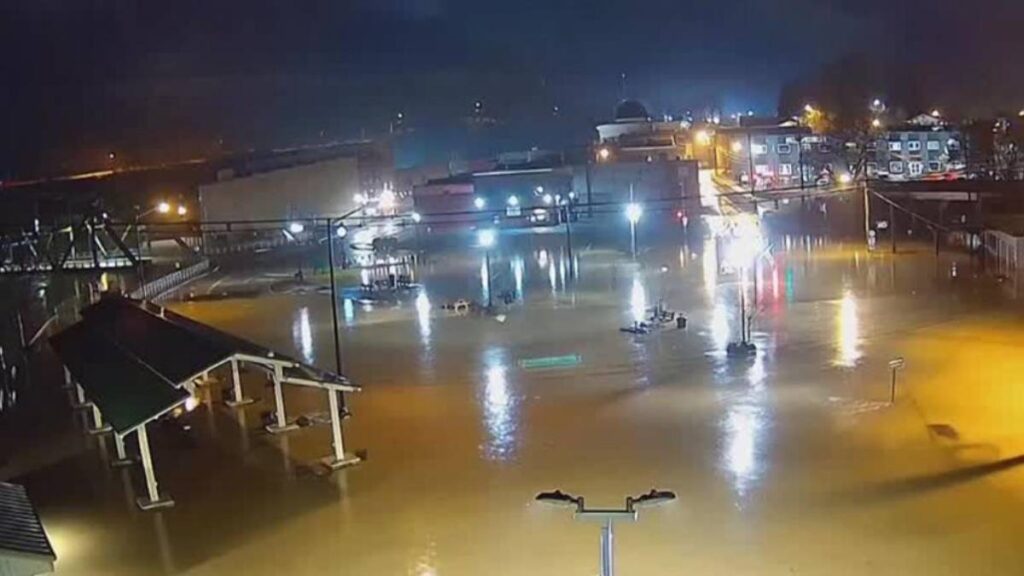 Inundaciones en Hazard, Kentucky.