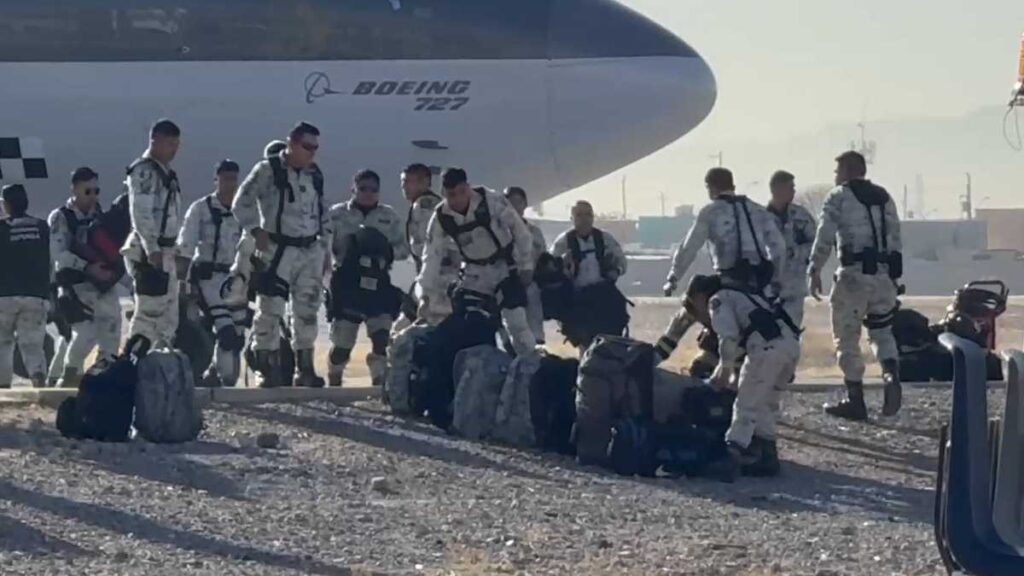 Llegan 120 elementos de la GN a Cd. Juárez para reforzar seguridad en la frontera, especialmente el tráfico de fentanilo