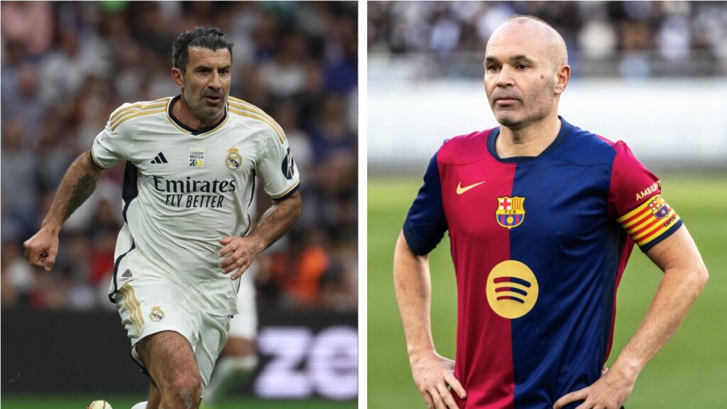 juego de leyendas Barcelona Real Madrid