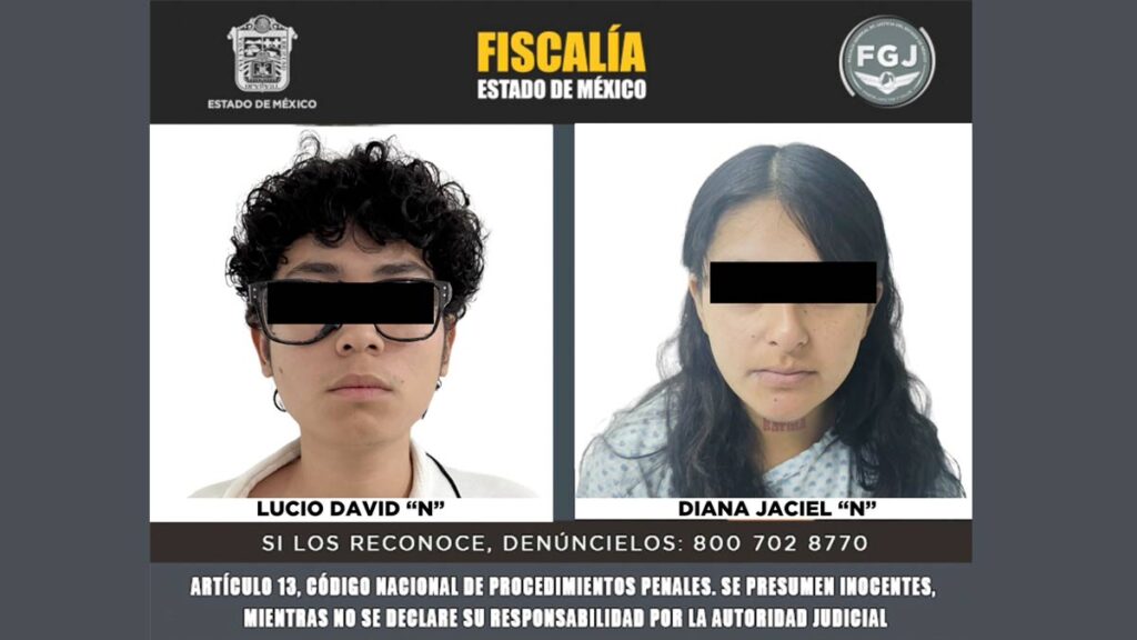 Fiscalía de Edomex obtiene orden de aprehensión contra Lucio y Diana