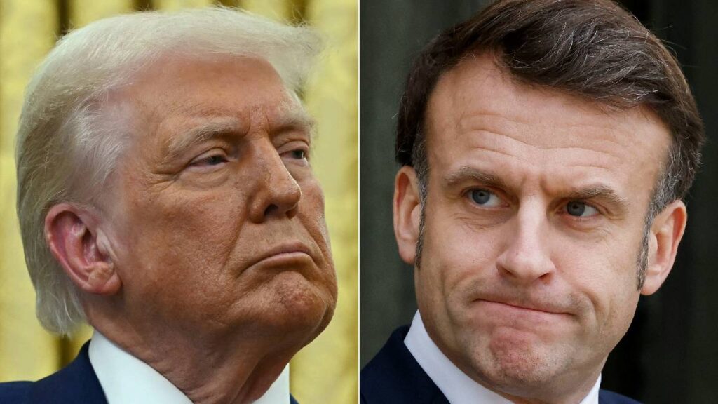 Macron Reunion Trump Aranceles