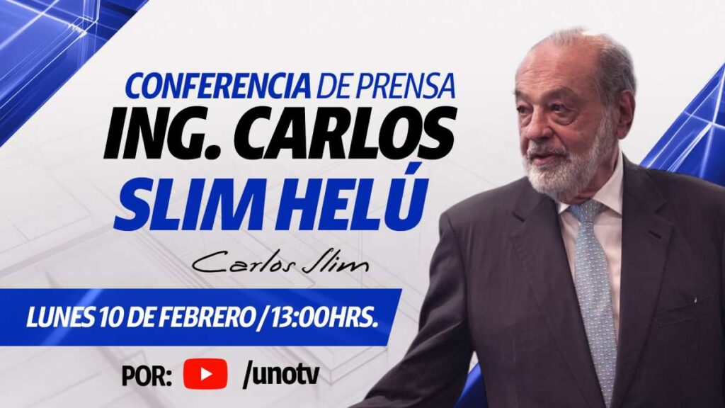 En vivo: el ingeniero Carlos Slim Helú, presidente vitalicio de Grupo Carso, ofrece conferencia de prensa