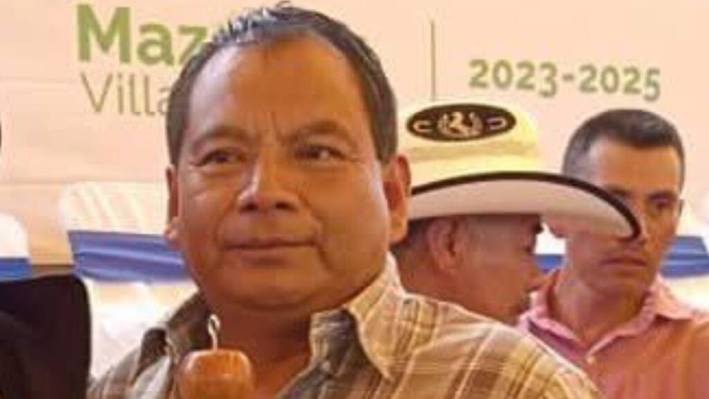 Teófilo Marín Pablo, alcalde de Mazatlán Villa de Flores, Oaxaca.
