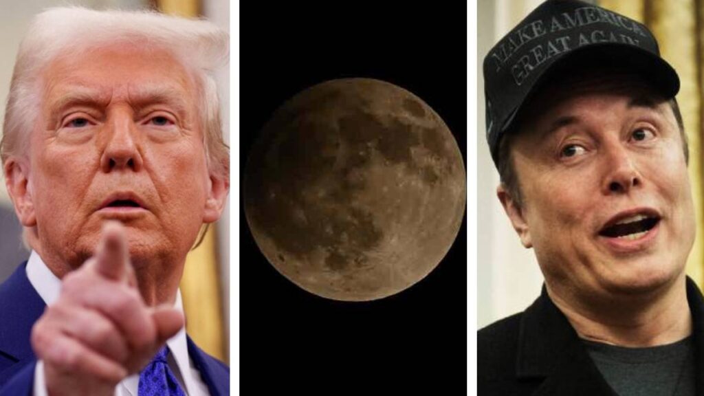 Trump apunta a llegar a Marte, no ha dicho nada sobre la Luna.