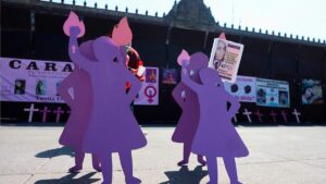 Desde el Zócalo, madres de víctimas de feminicidio piden audiencia con Sheinbaum