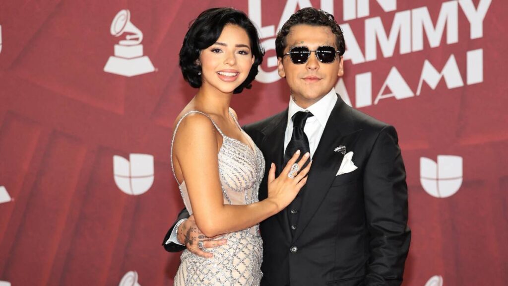 Christian Nodal y Ángela Aguilar