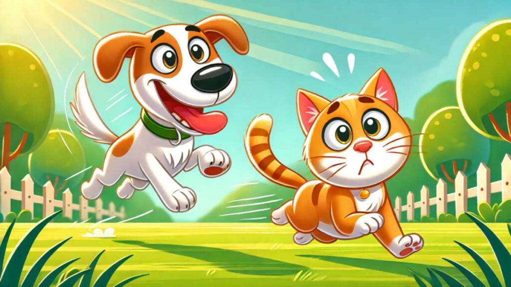 ¿Por qué los perros persiguen a los gatos?