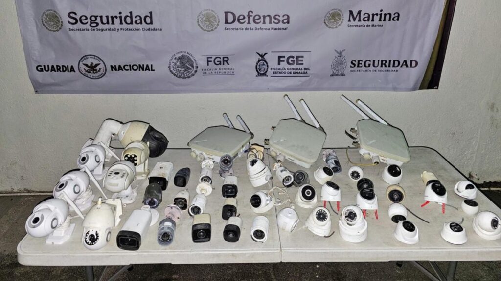 Cámaras retiradas de calles de Culiacán, Sinaloa