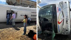 Tren embiste a camión de pasajeros en Coahuila; se reportan 27 heridos: VIDEO