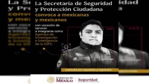 ¿Quieres ser un agente de investigación? SSPC lanza convocatoria