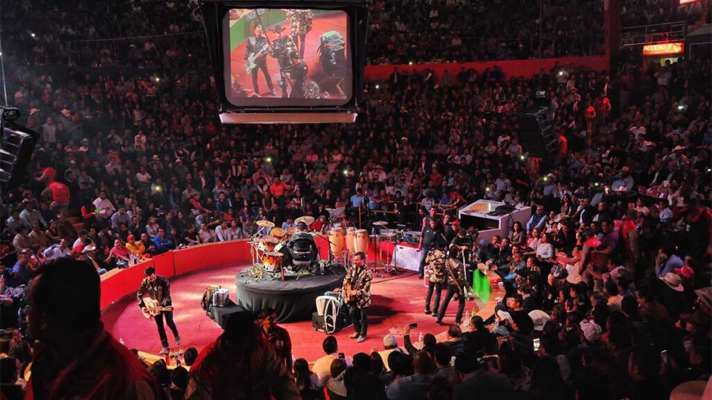 El Palenque durante una edición anterior de la Feria del Caballo.