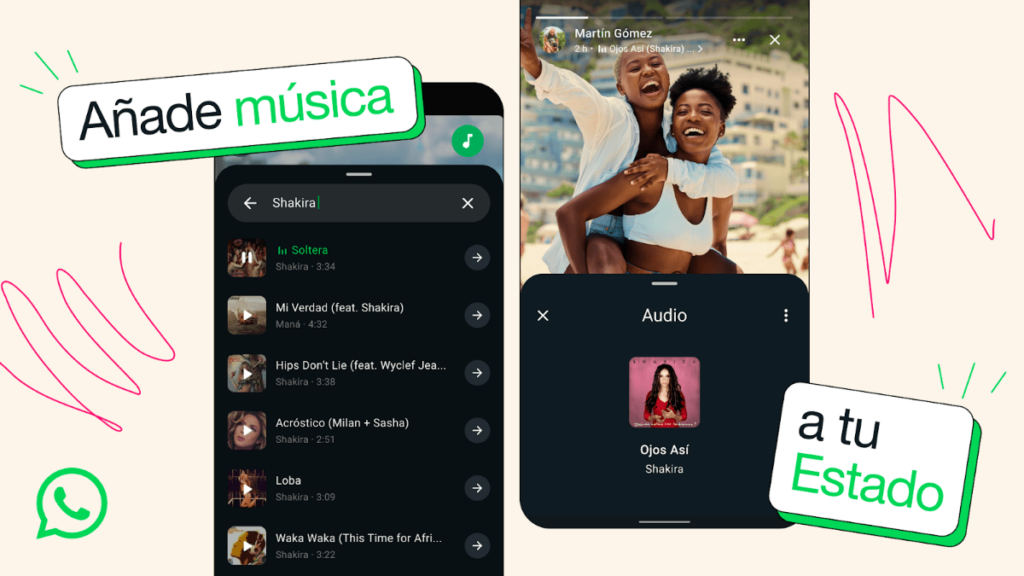 ¿Cómo agregar música a tus estados de WhatsApp?