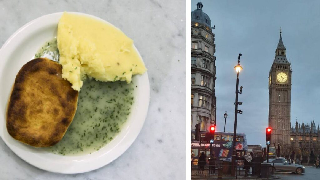 pie and mash plato que buscan preservar en Londres