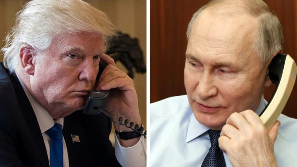 Tras llamada, Trump detiene momentáneamente la guerra. Foto: Uno Tv