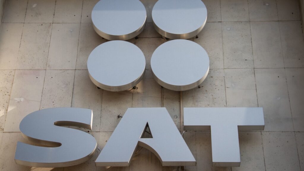 Sat SAT logo oficial impuestos México