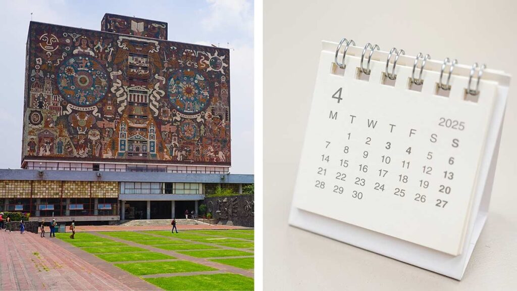 calendario de vacaciones de Semana Santa en universidades