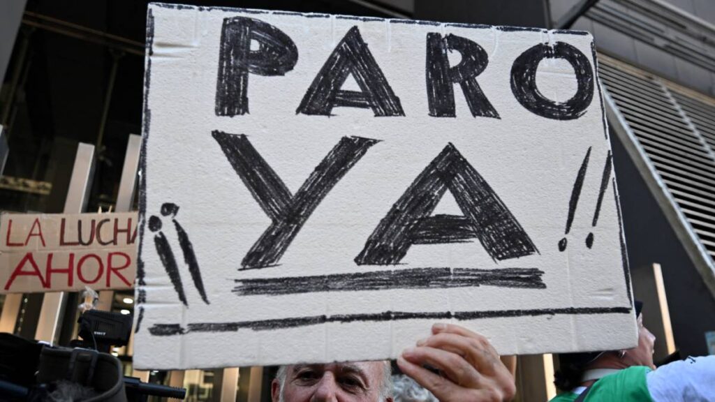 Huelga general en Argentina