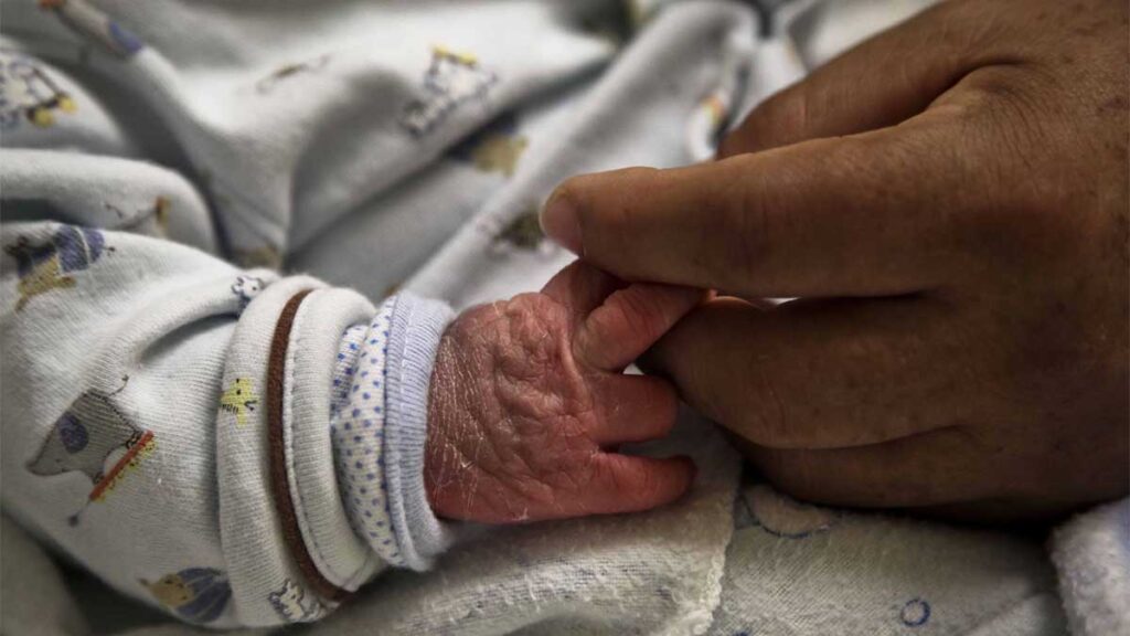 Bebé botella de plástico