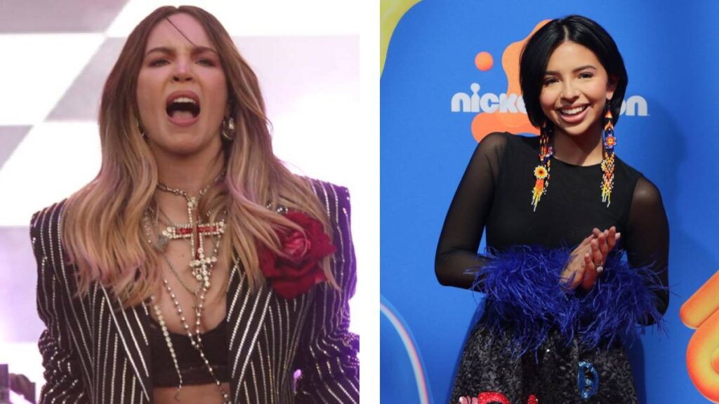 Belinda y Ángela Aguilar