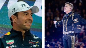 Alejandro Fernández ovaciona a “Checo” Pérez en pleno concierto