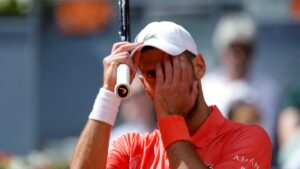 Novak Djokovic cae en su debut del Masters 1000 de Miami