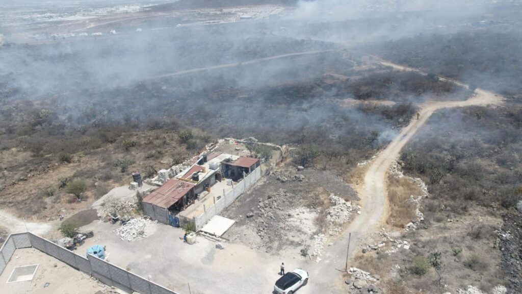Incendio en El Marqués, Querétaro