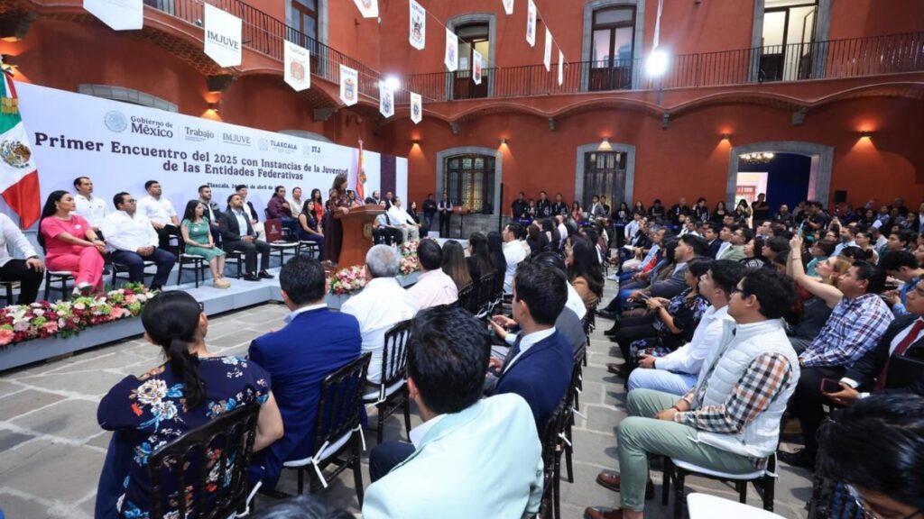 Inicia en Tlaxcala, reunión nacional con Instancias de Juventud de las Entidades Federativas 2025