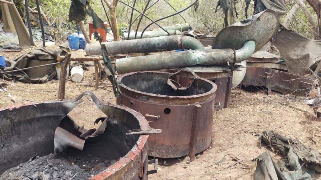 ¡Otro más! Desmantelan narcolaboratorio en Cosalá, Sinaloa