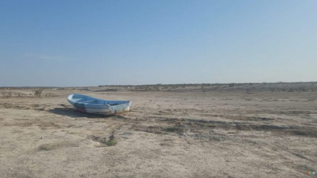 Sequía en presa La Amistad, en Coahuila