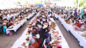 Mil 400 cocineros participaron en la Muestra Gastronómica de Santiago de Anaya, Hidalgo