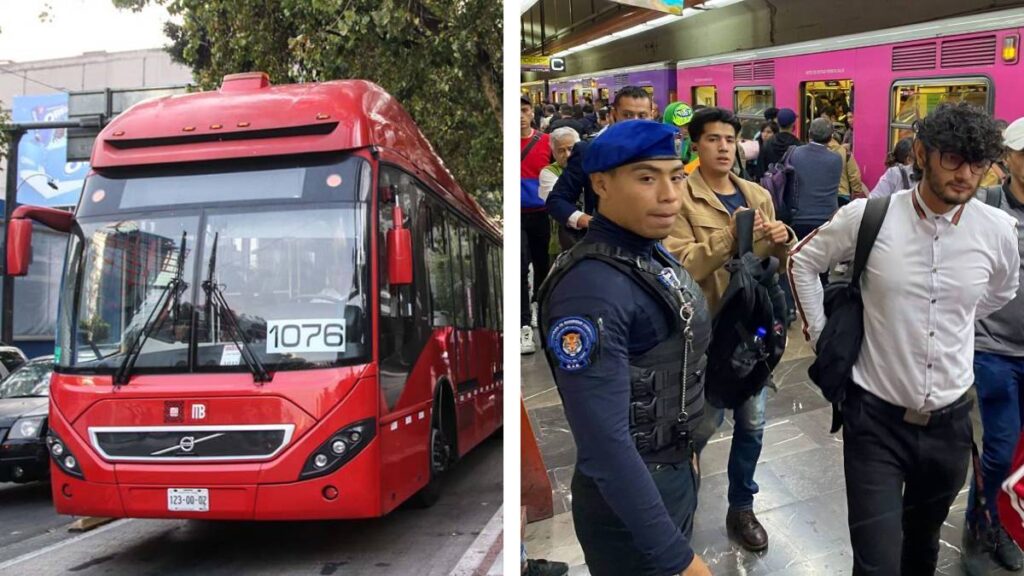Autoridades refuerzan vigilancia en Metro y Metrobús