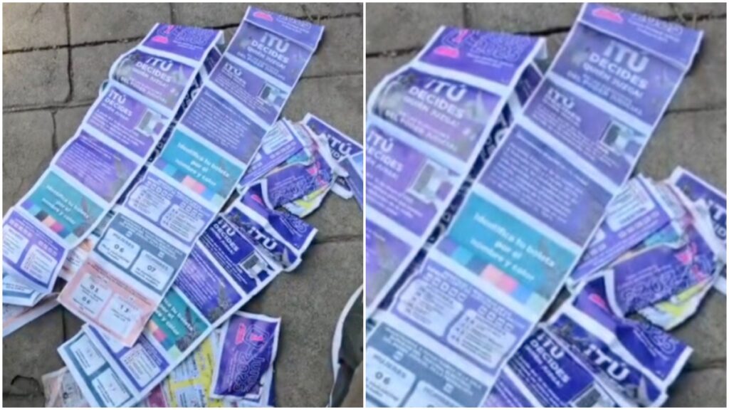 Aparecen acordeones con nombre de hugo aguilar ortiz