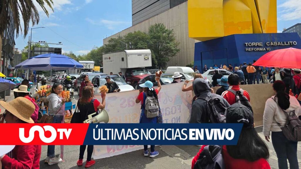 Continúan las protestas de la CNTE en la CDMX. F