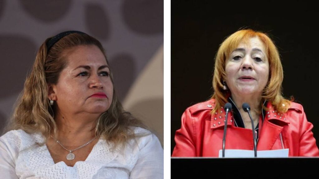 Ceci Flores y Rosario Piedra Ibarra