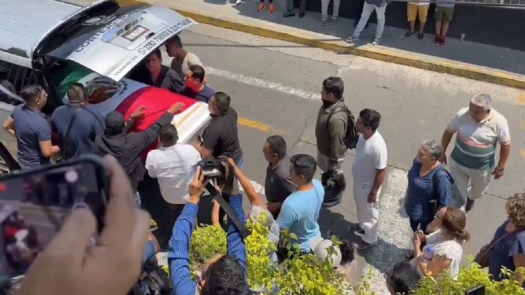 Despiden, en Xalapa, Veracruz, a cadete que murió en el Buque Escuela Cuauhtémoc.