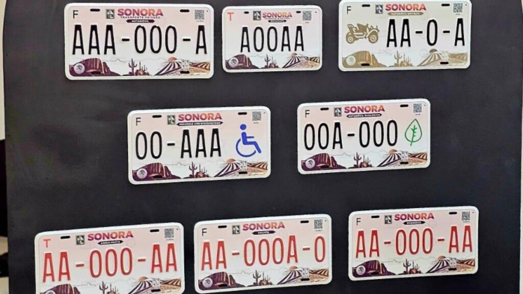 Nuevo diseño de placas en Sonora: ¿quiénes deben tramitarlas?
