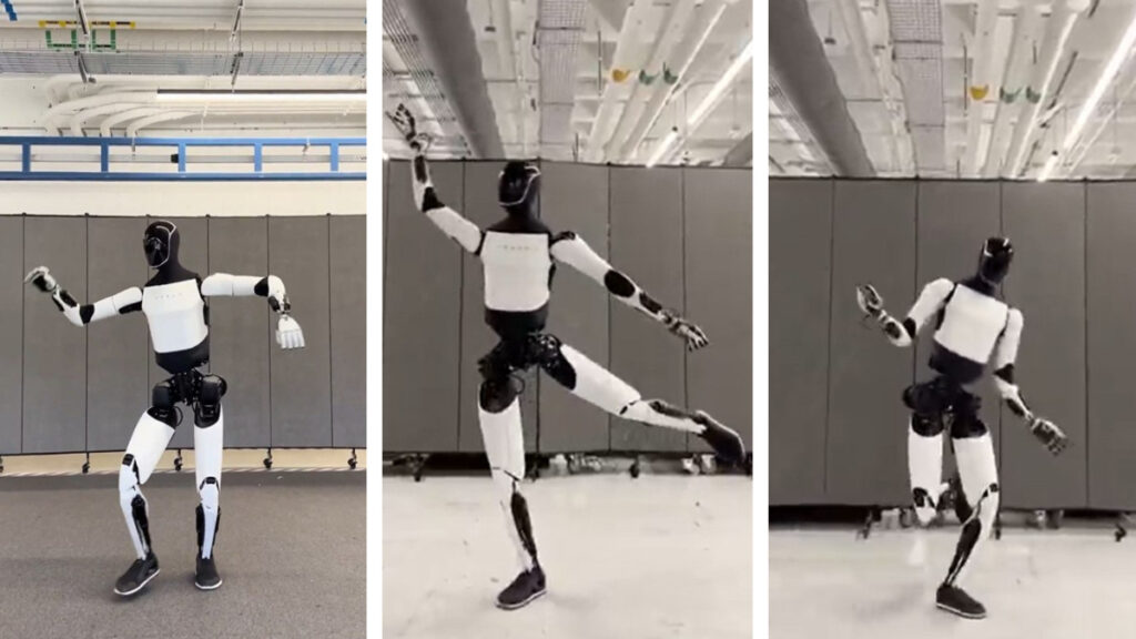 Así baila el robot Optimus de Elon Musk