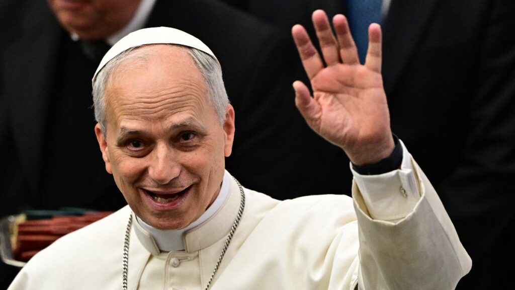 Papa León XIV a meses de su pontificado. AFP