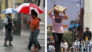 Frente frío 38 y onda de calor golpean México: tormentas y más de 40 grados por cuatro días