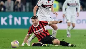 Santiago Gimenez y el Milan pierden la final de la Coppa Italia frente al Bologna