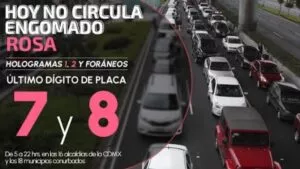 Hoy No Circula, CDMX y Edomex, martes 1 de julio de 2025; ¿Qué autos descansan?