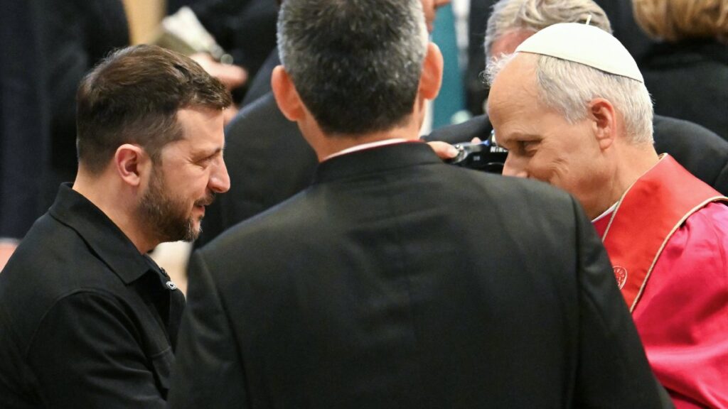 Zelenski y el Papa se reunirán este domingo en el Vaticano.