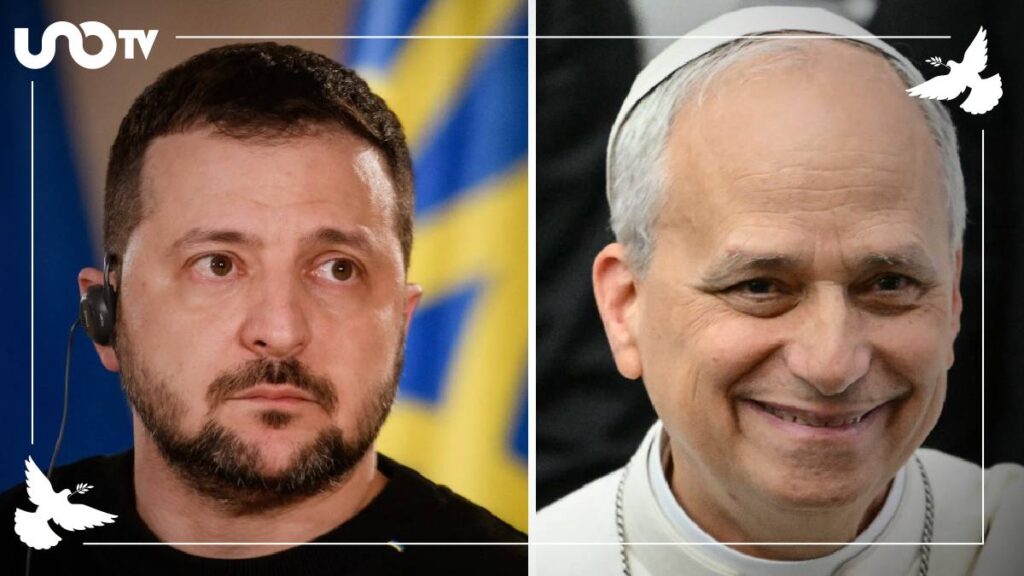 Zelenski invita al Papa León XIV a Ucrania en su primera conversación telefónica