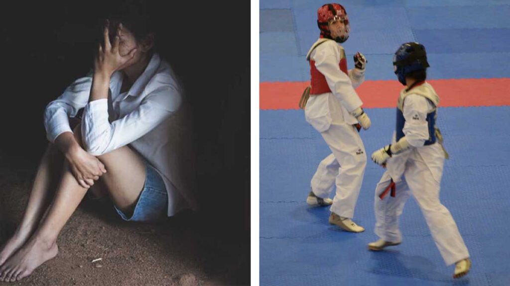 Las exalumnas de taekwondo exigen justicia.