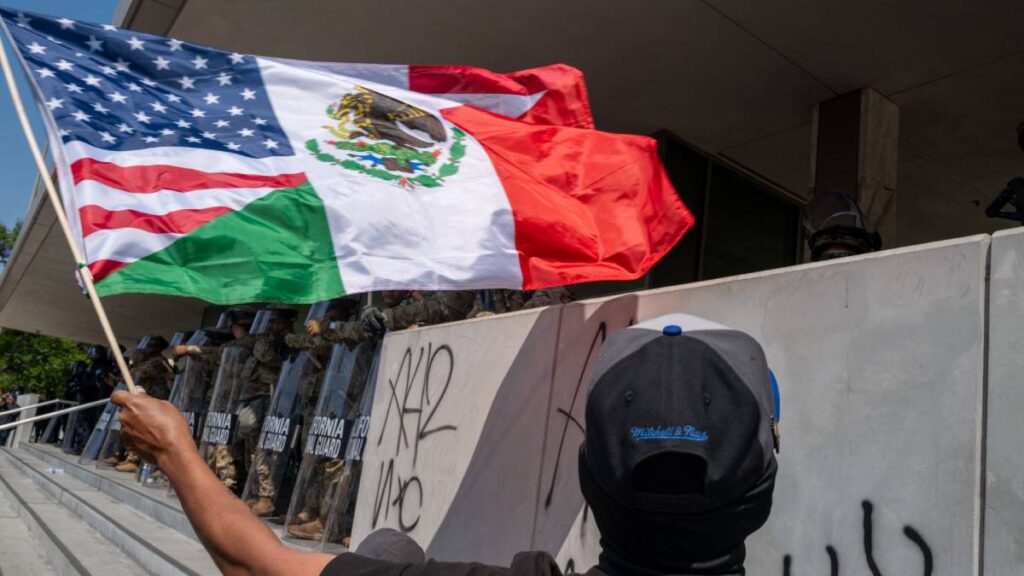 Manifestación migrante.