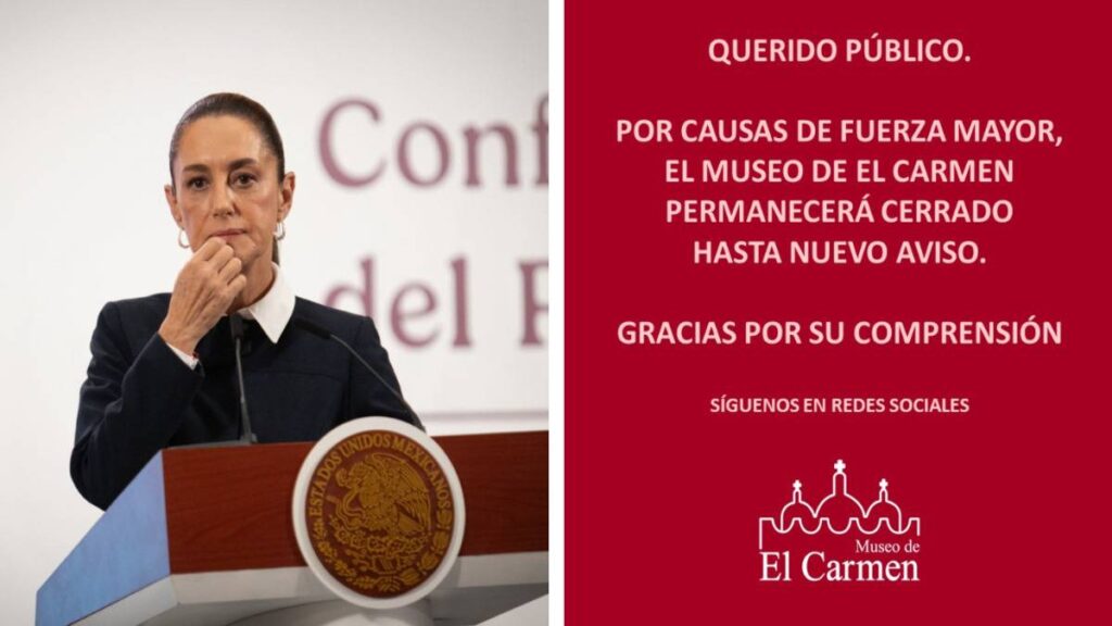 Claudia Sheinbaum sin reporte por cierre de museos del INAH: “Vamos a revisar”